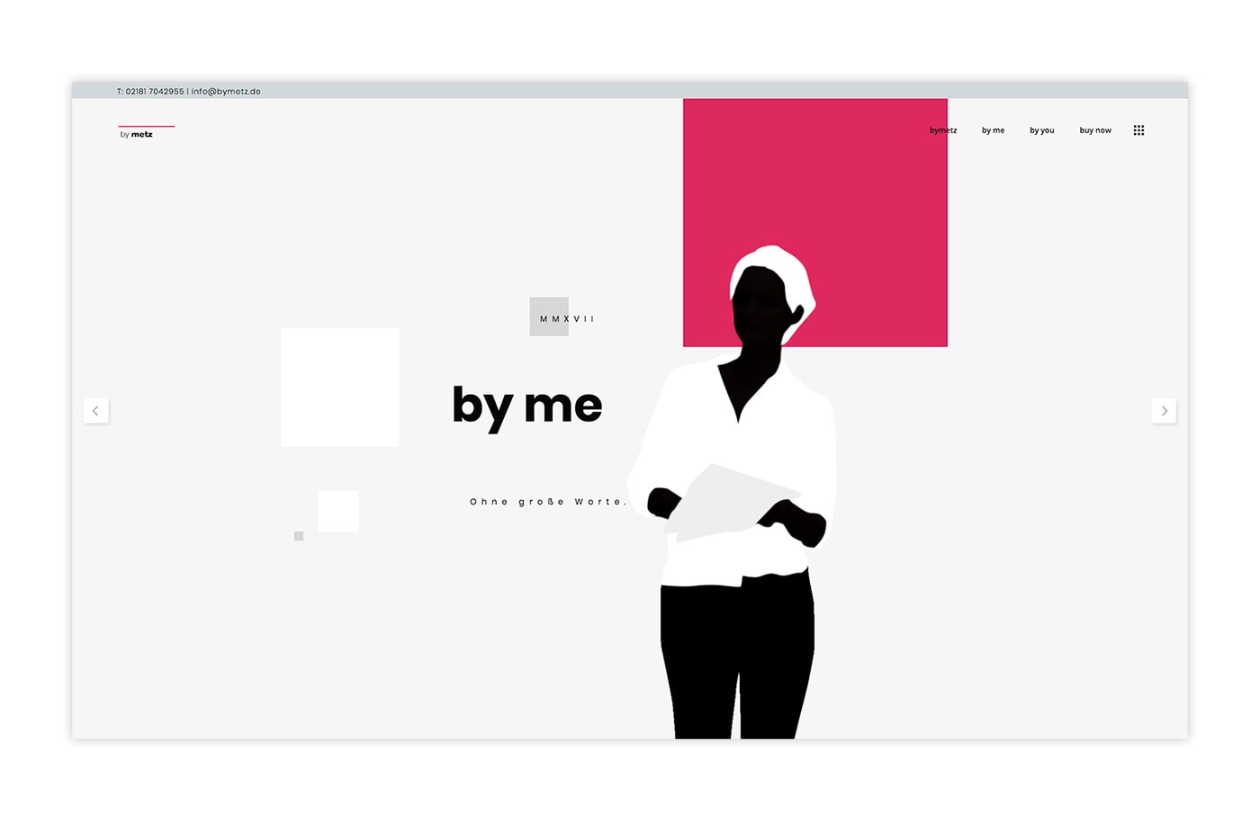 Website - bymetz - Werbung & design