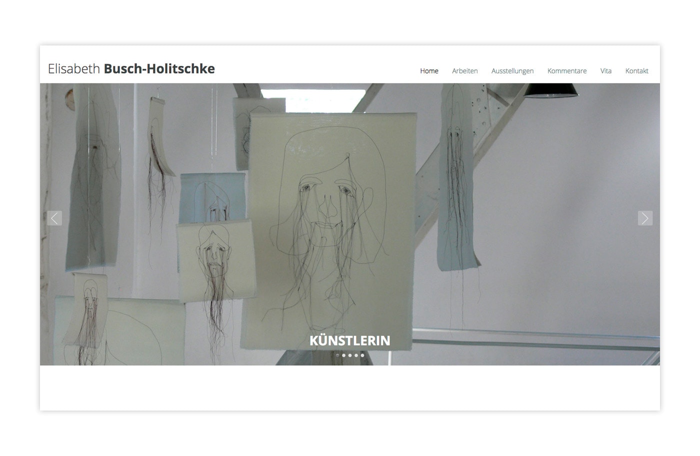 Website - Künsterlerin Elisabeth Busch-Hollitschke