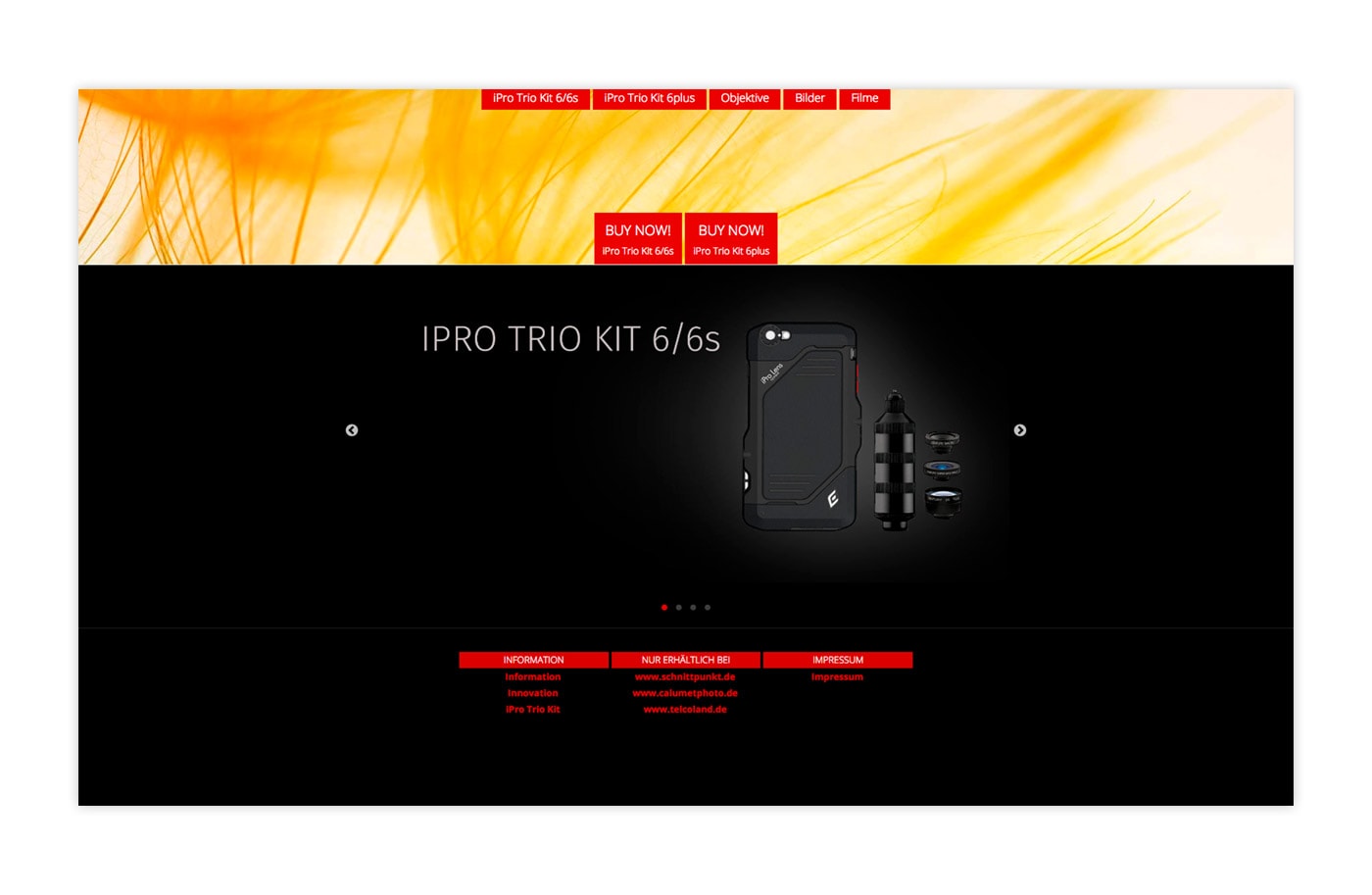Website - Schnittpunkt - iPro Trio Kit